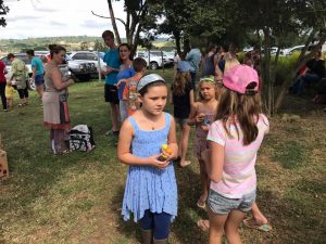 Kids with Easter Eggs at Bagdad Centre